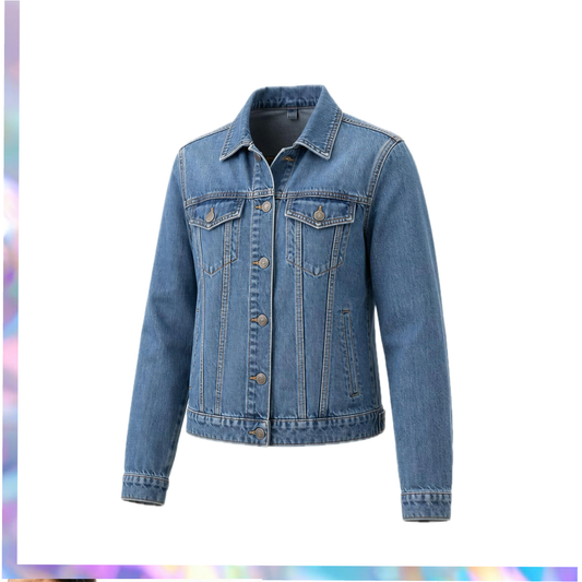 Seven7 - Women’s Classic Light Blue Denim Jacket
