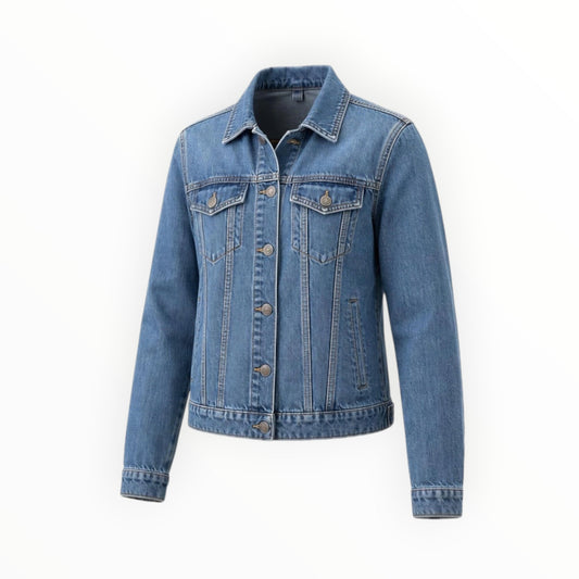 Seven7 - Women’s Classic Light Blue Denim Jacket