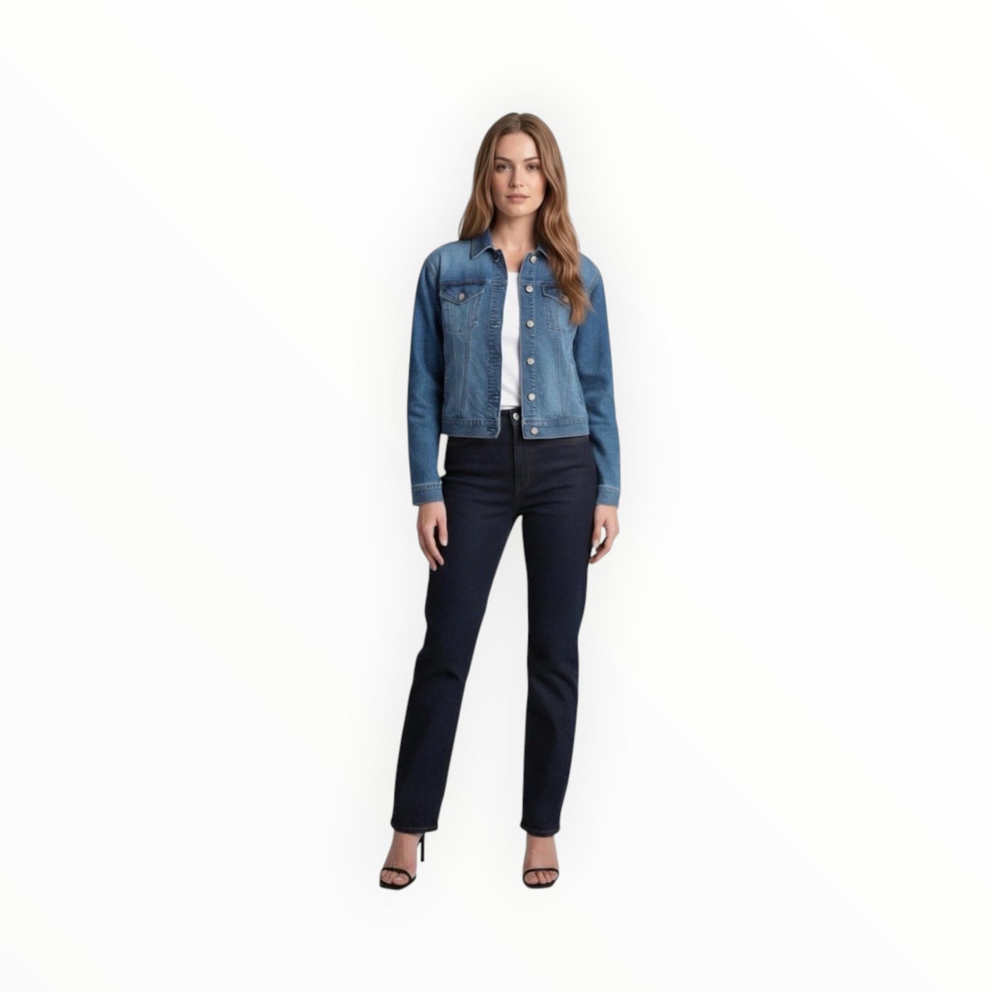 Seven7 - Women’s Classic Light Blue Denim Jacket