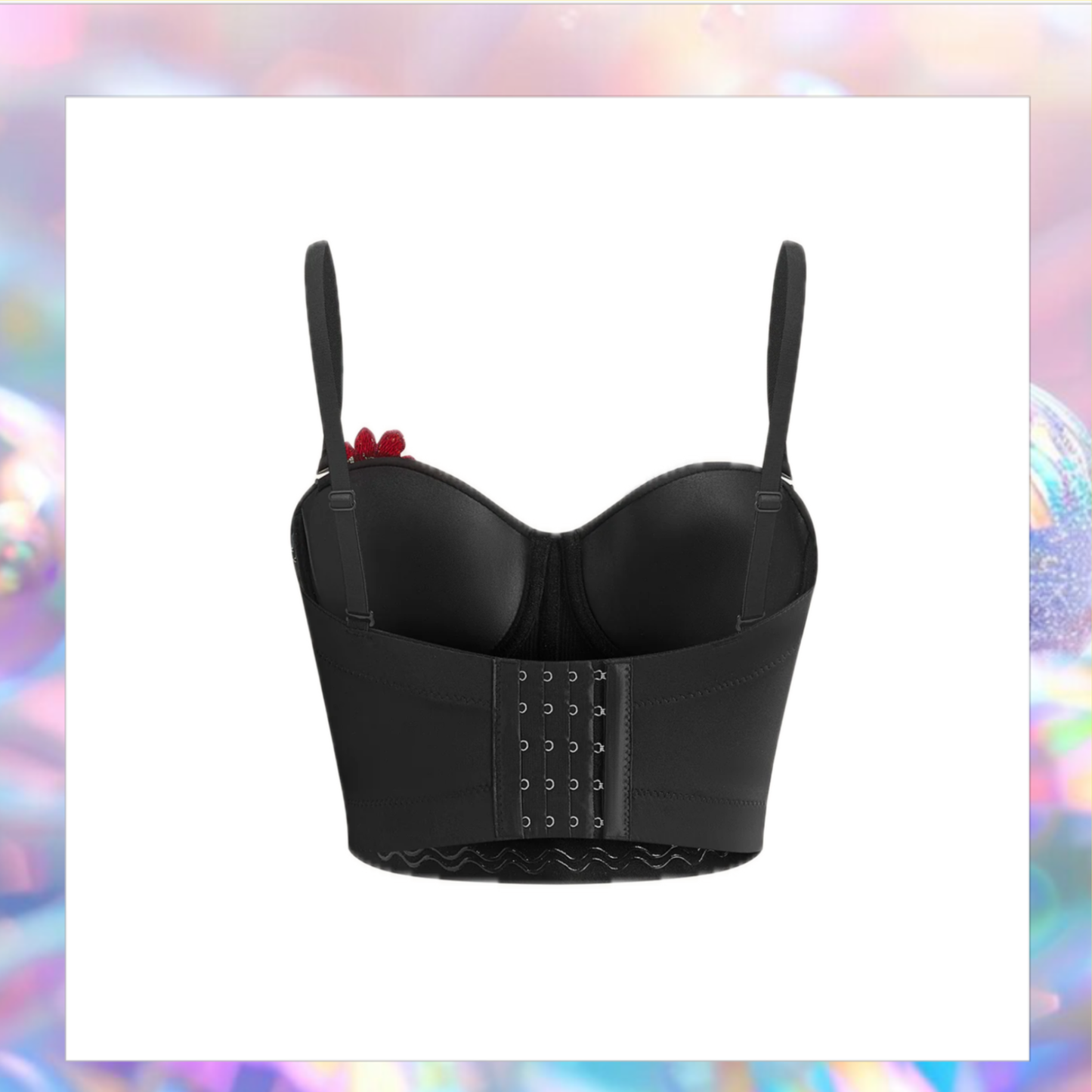 3D Flower Corset Top - Commense