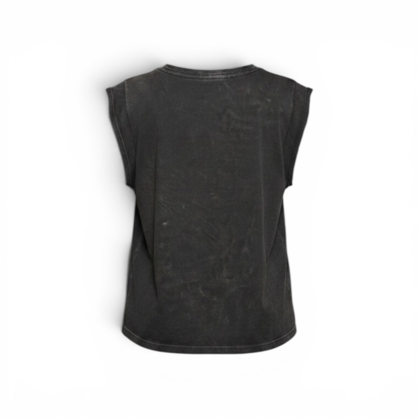 Vintage Canvas - Graphic Sleeveless Distressed Tank Top