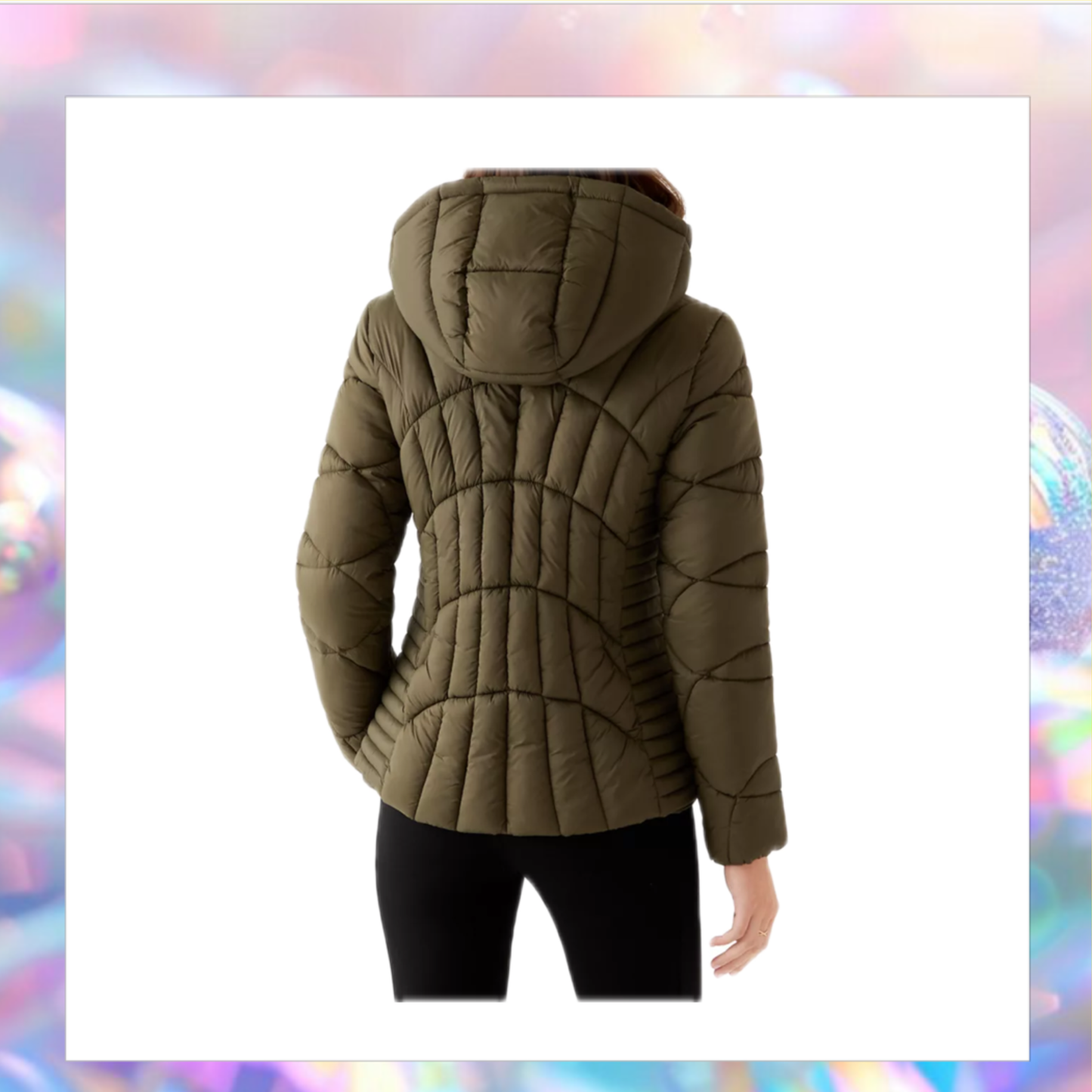 DKNY Hooded Puffer Jacket