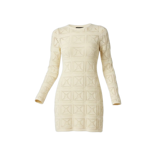 The Drop Women's Laney Crochet Micro Mini Dress
