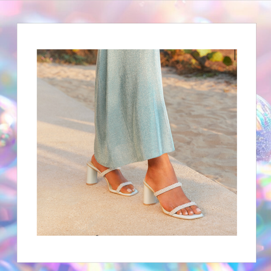 Nolah Pearl Heels Ice Blue Stella - Dolce Vita