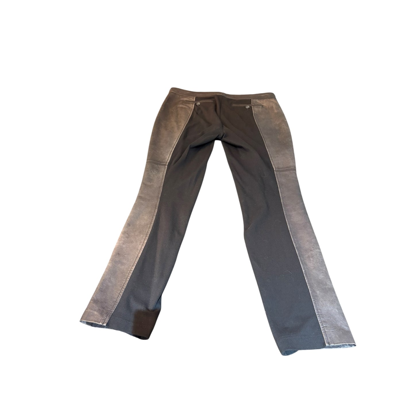 W by Worth Leather & Ponte Moto Panel Pants — Size 6 Preloved