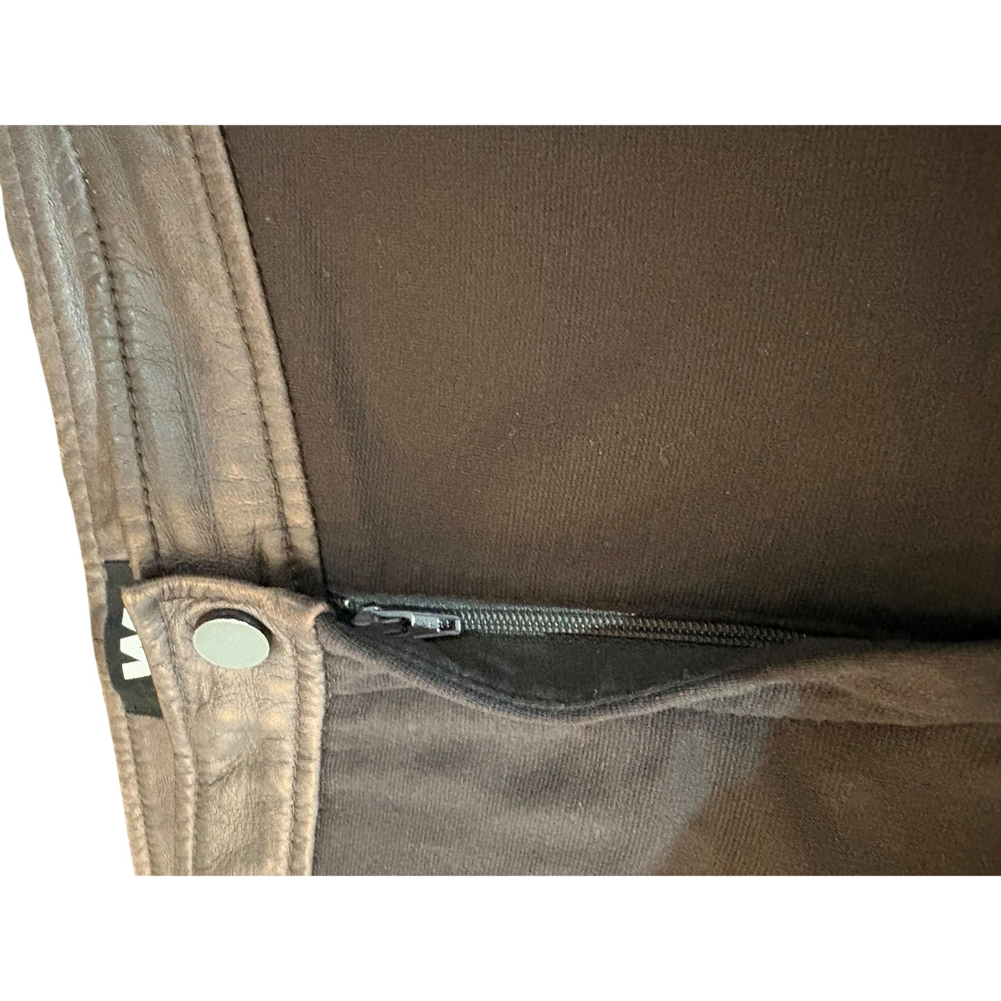 W by Worth Leather & Ponte Moto Panel Pants — Size 6 Preloved
