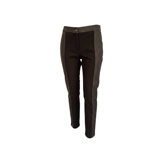 W by Worth Leather & Ponte Moto Panel Pants — Size 6 Preloved