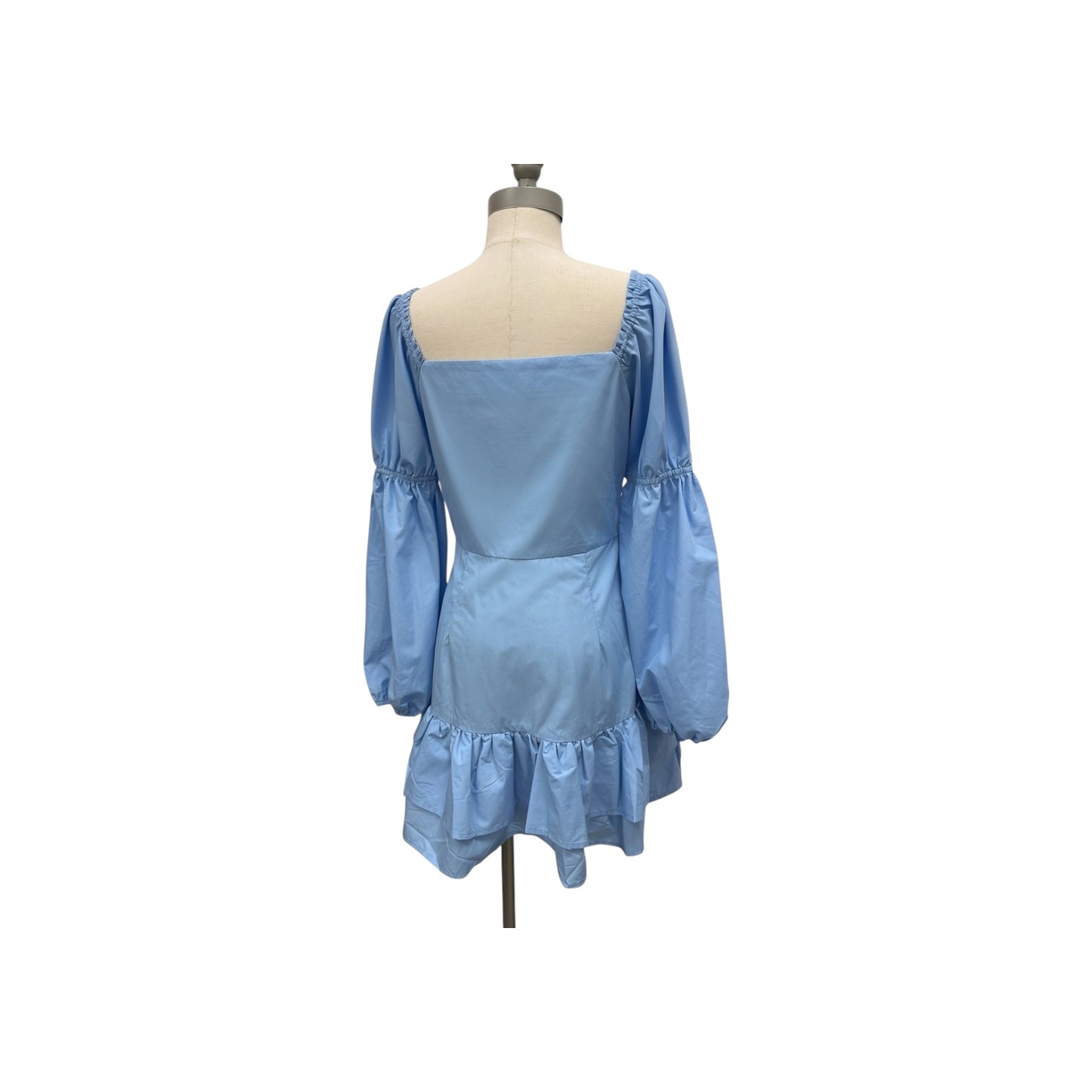 Off Shoulder Raffle Trim Short Dress -  Commense Size M - NWT