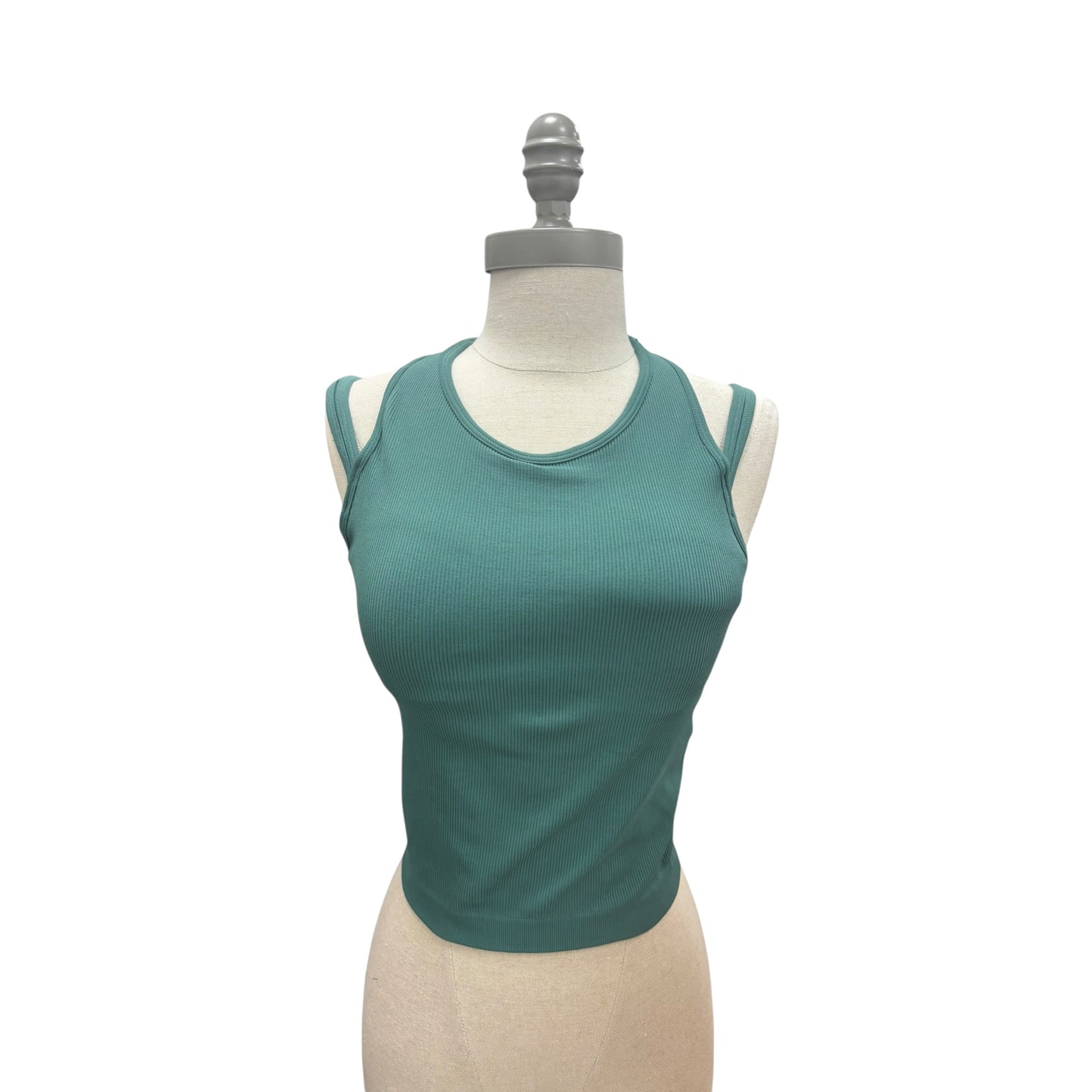 Olive Green Activewear Top Size M