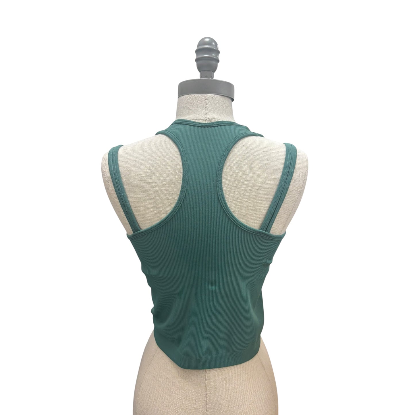 Olive Green Activewear Top Size M