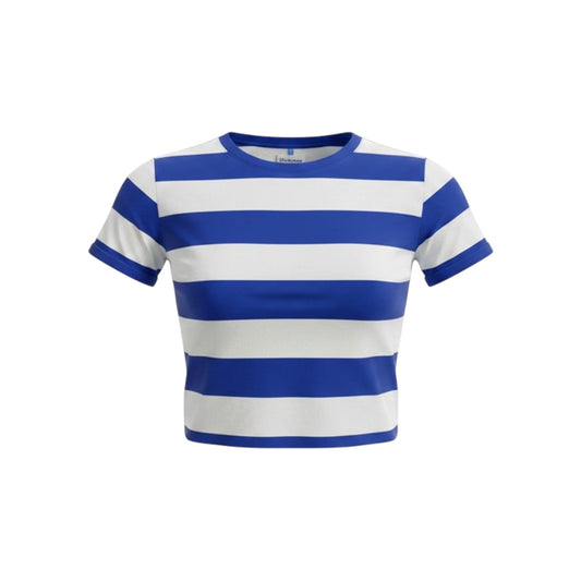 The Drop Relaxed Fit Blue and White Stripe Shirt Size S - NWT