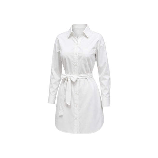 Theory Downing Shirtdress White NWT Sz S — Shirt + Removable Slip Dress, 2-in-1