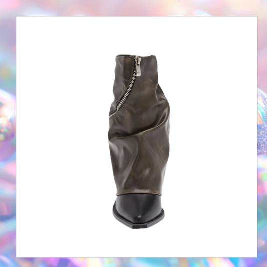 Azalea Wang Larkyn Brown Bootie