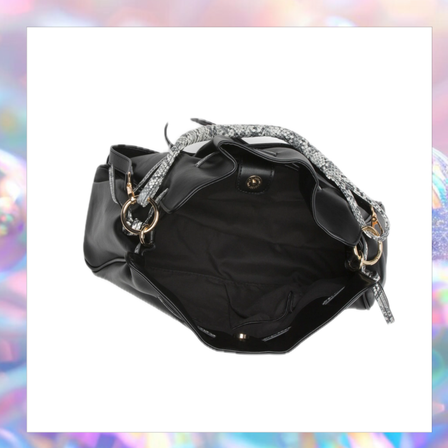 Badgley Mischka Snake Large Handbag