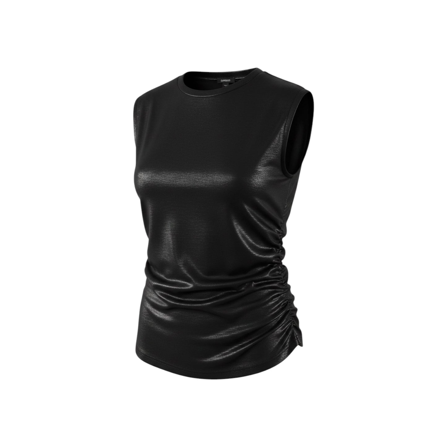 Express Women's Mock Neck Tank Black