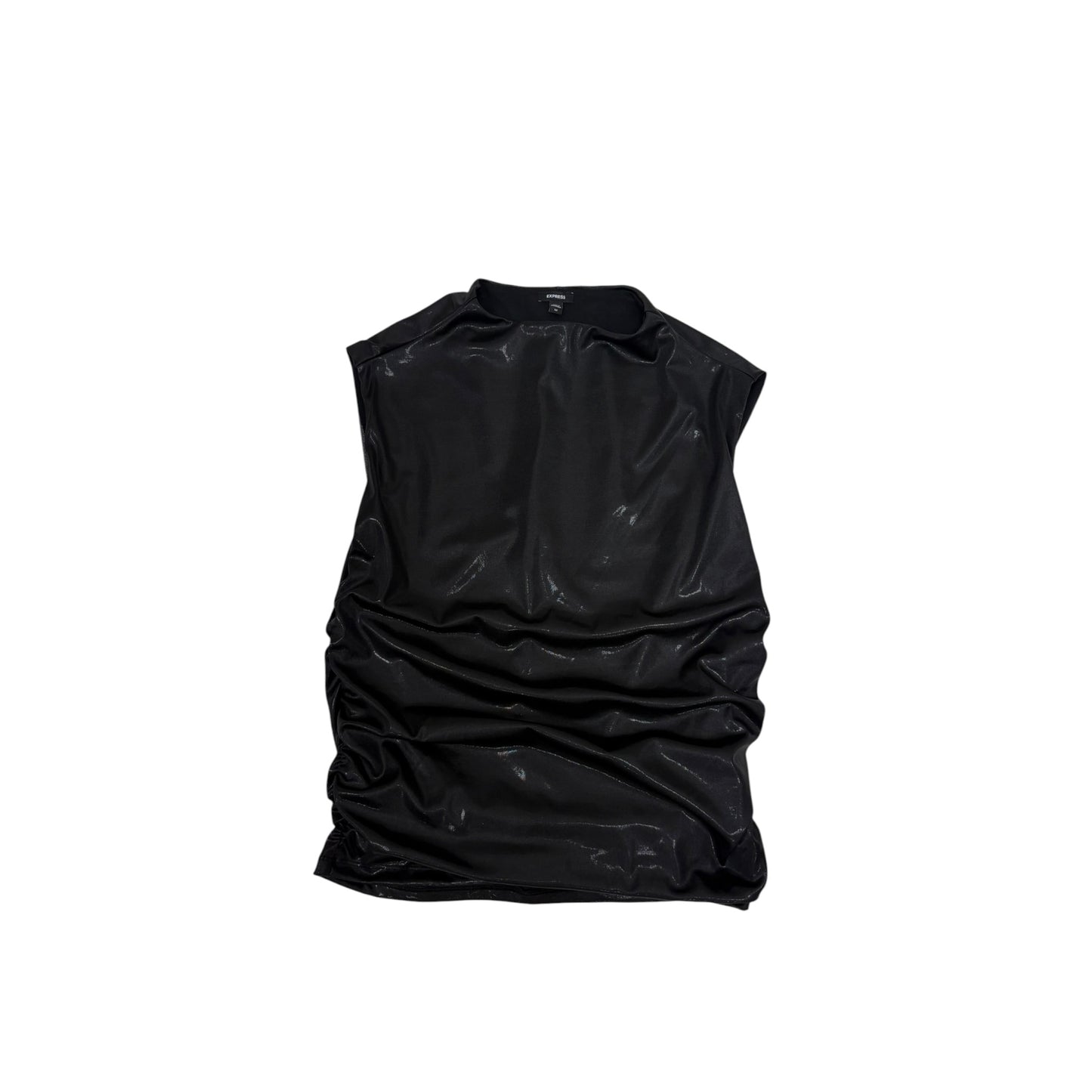 Express Women's Mock Neck Tank Black
