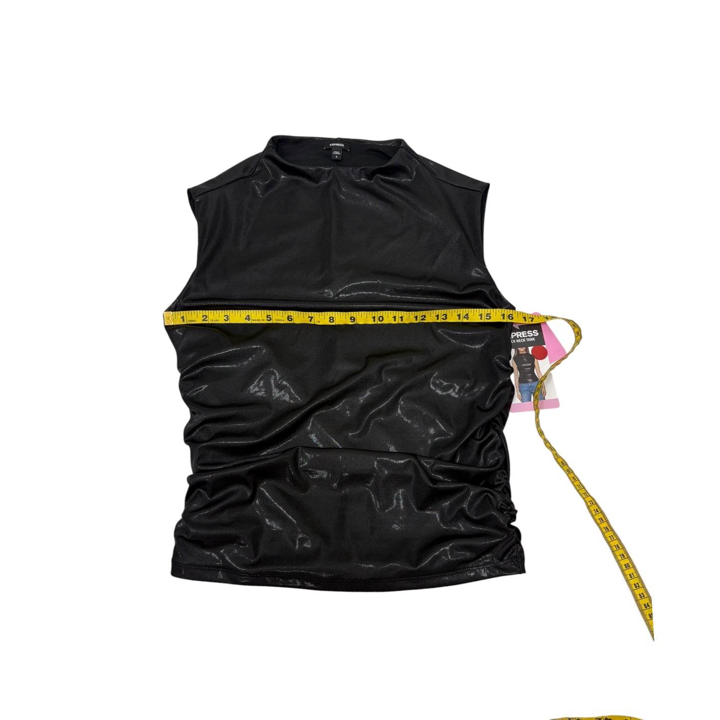 Express Women's Mock Neck Tank Black