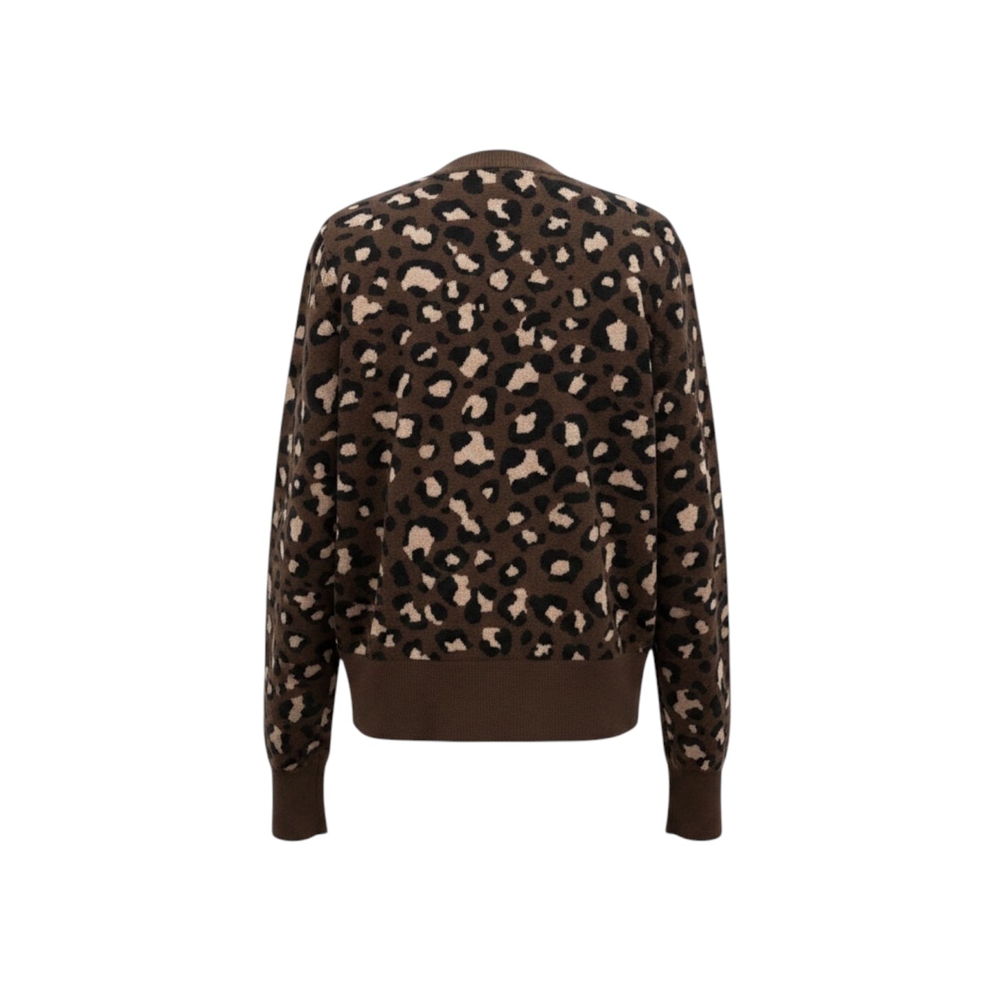 Express Leopard Print Cardigan with Beaded Bow Closures NWT