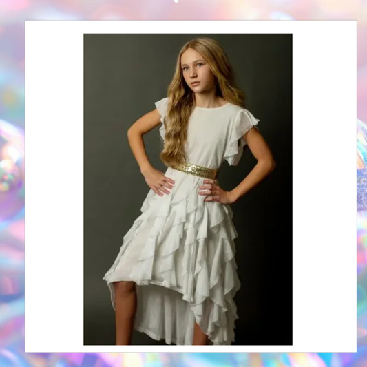 Joyfolie Mia Joy Roza Dress in Ecru