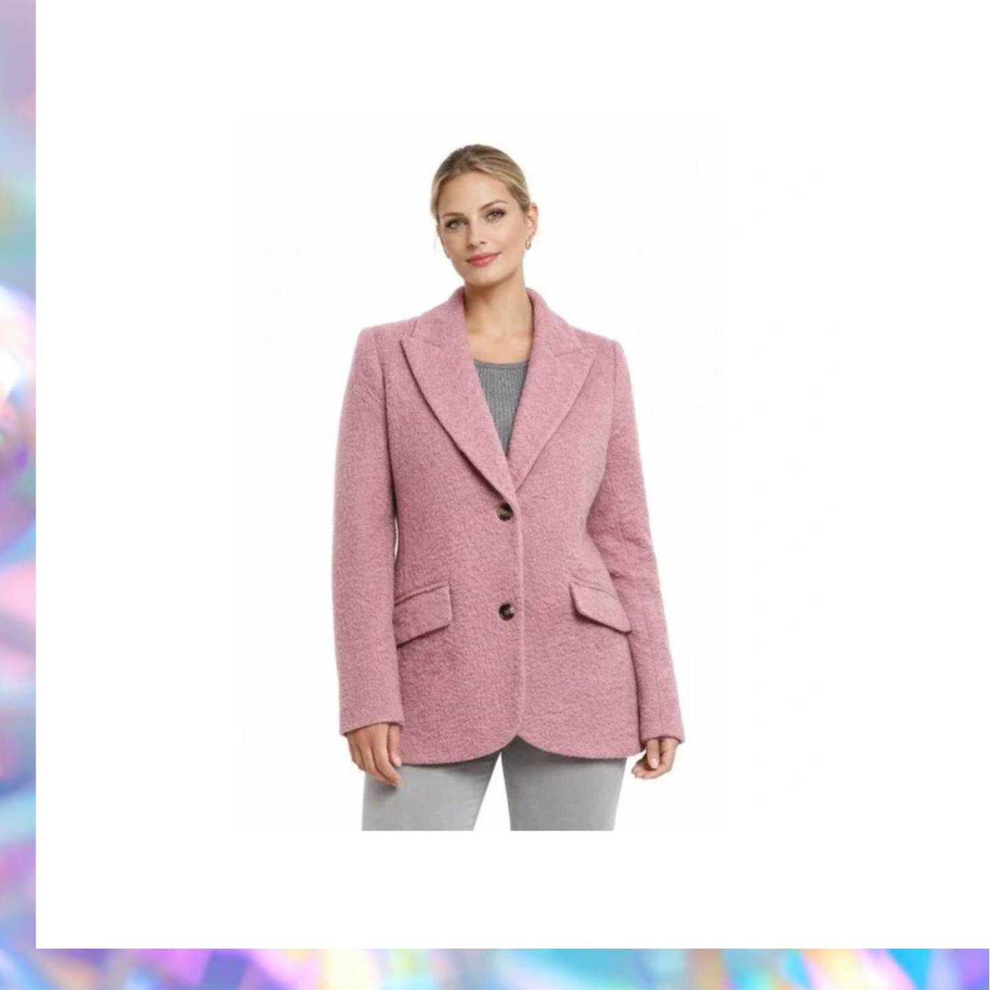 Ellen Tracy Soft Pink Blazer