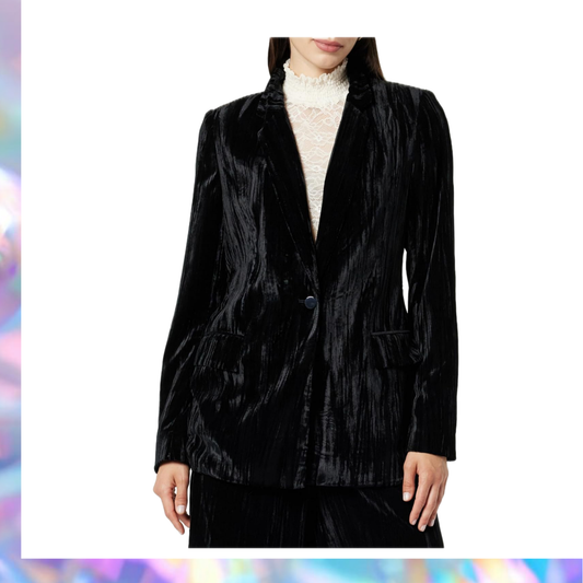 The Drop Women’s Black Long Blazer