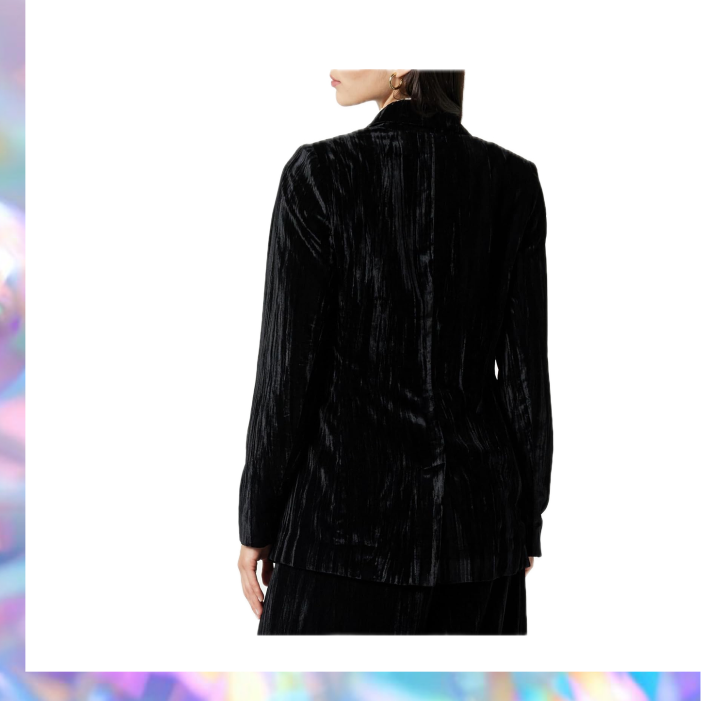 The Drop Women’s Black Long Blazer