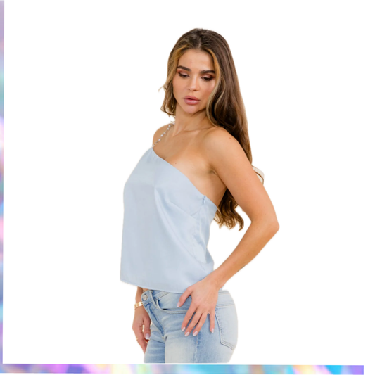 Ontwelfth - WOMEN'S SLEEVELESS ONE SHOULDER TANK TOP