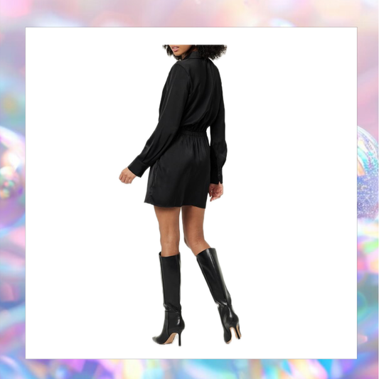 Mack Silky Wrap Mini Dress