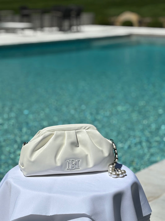 Badgley Mischka Wrapped Frame Clutch