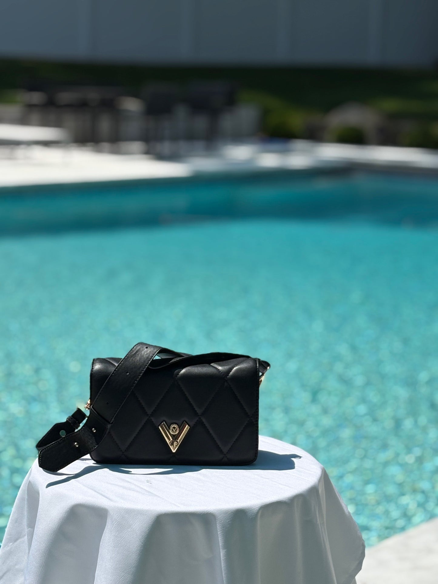 Valentino Orlandi Crossbody Black Bag
