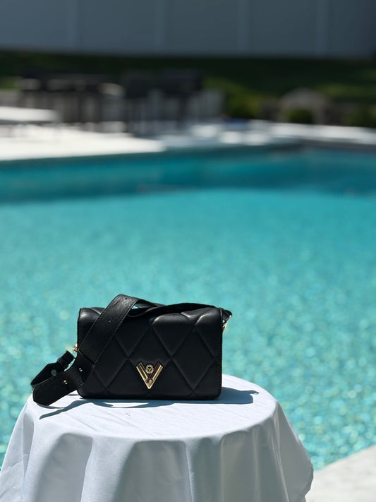Valentino Orlandi Crossbody Black Bag