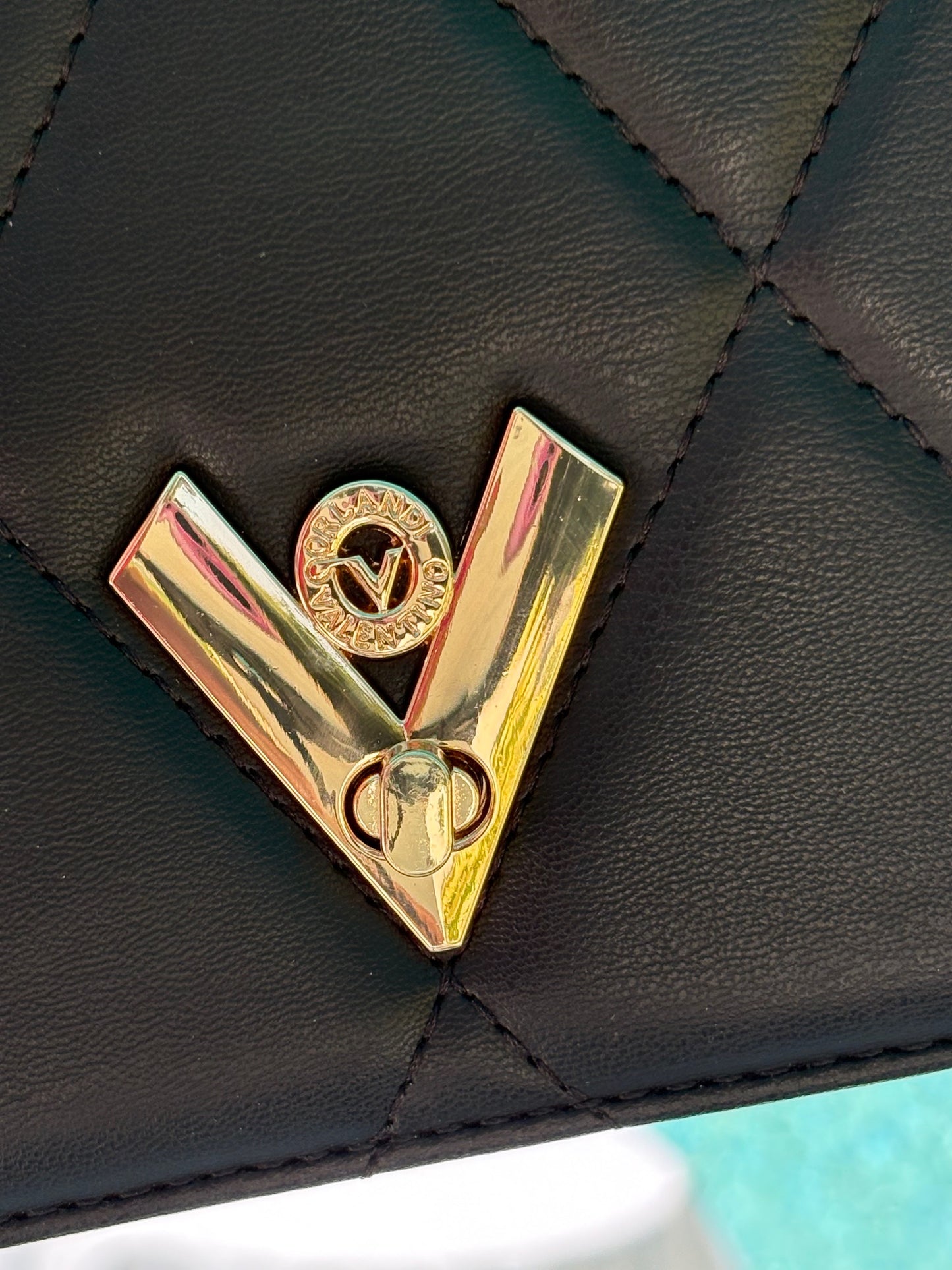 Valentino Orlandi Crossbody Black Bag