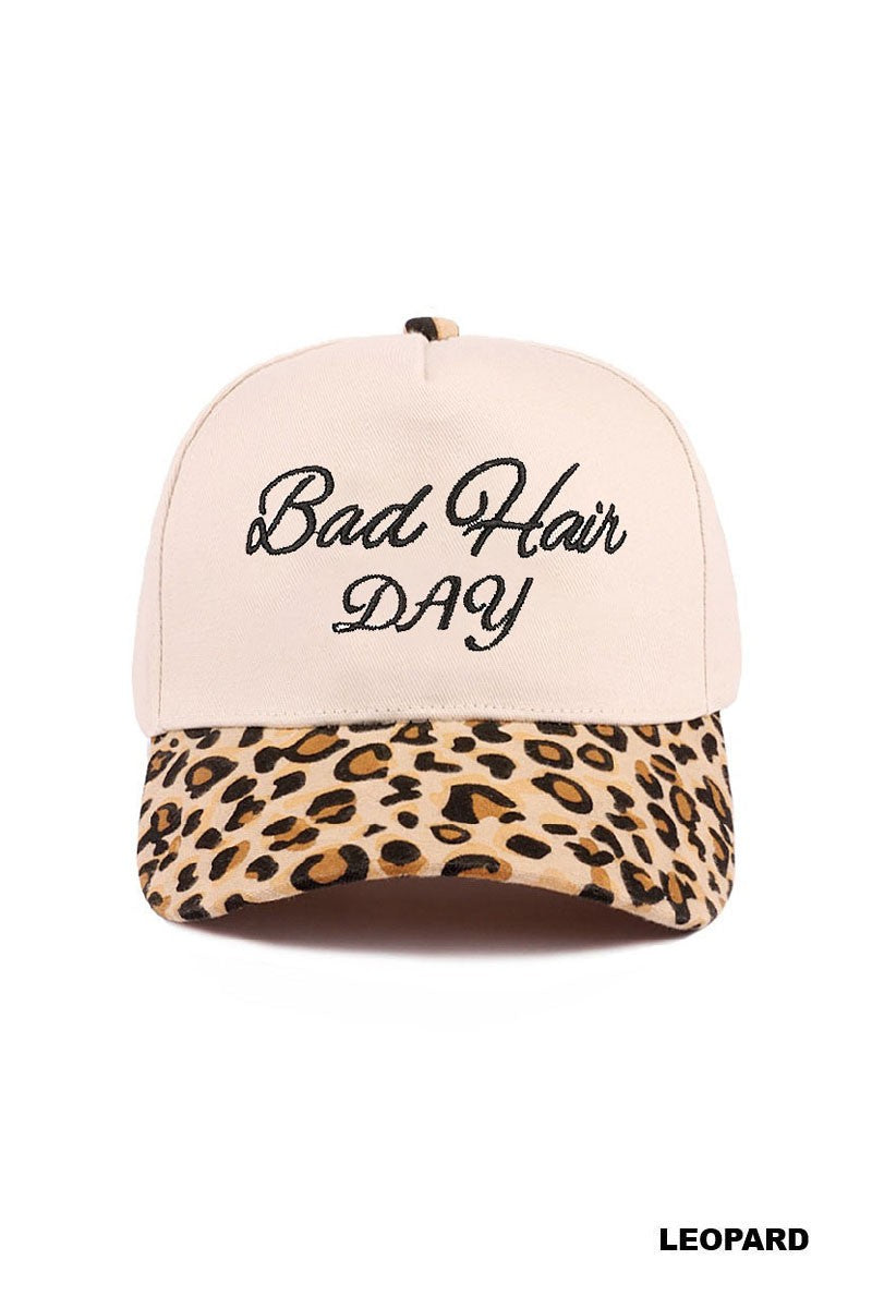Bad Hair Day - Two Tone Canvas Cotton Trucker Cap