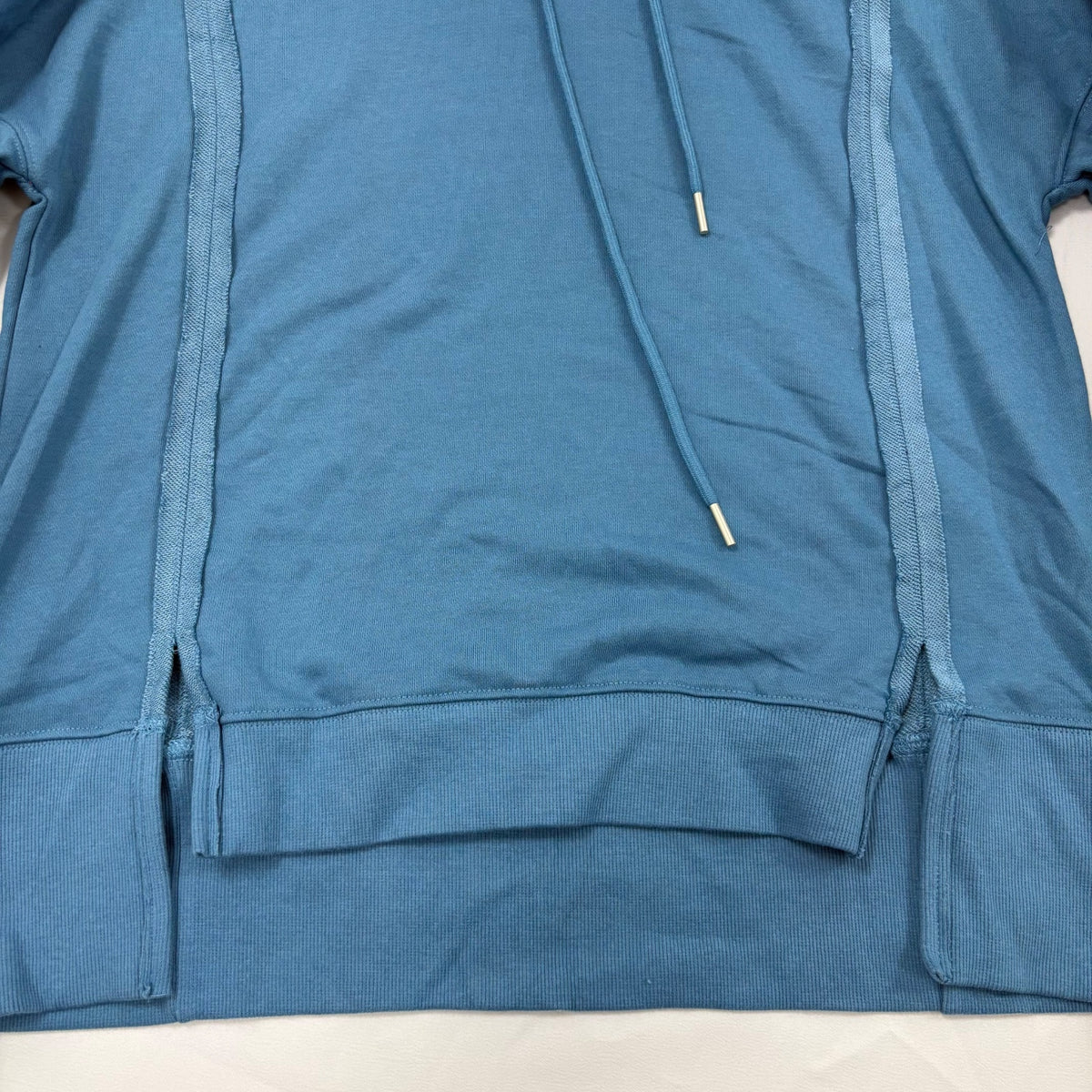 PrettyGarden Women's Blue Hoodie Sweatshirt Size S Polyester Cotton Blend NWT