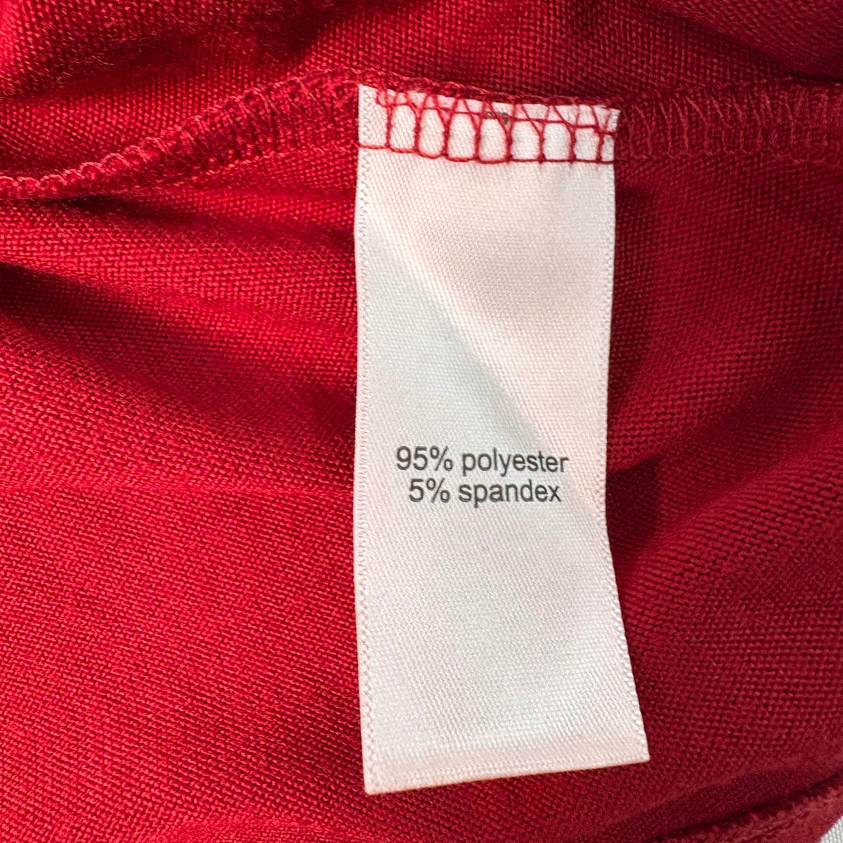 Evsie Girls' Long Sleeve Red A-Line Dress Size 10, 95% Polyester, 5% Spandex NWT