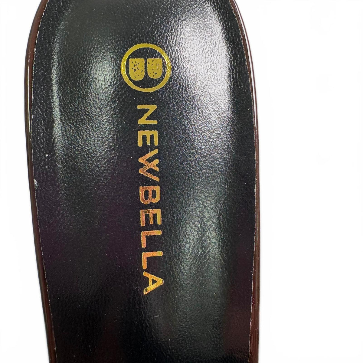 Newbella burgundy patent leather slingback  pump size 7.5