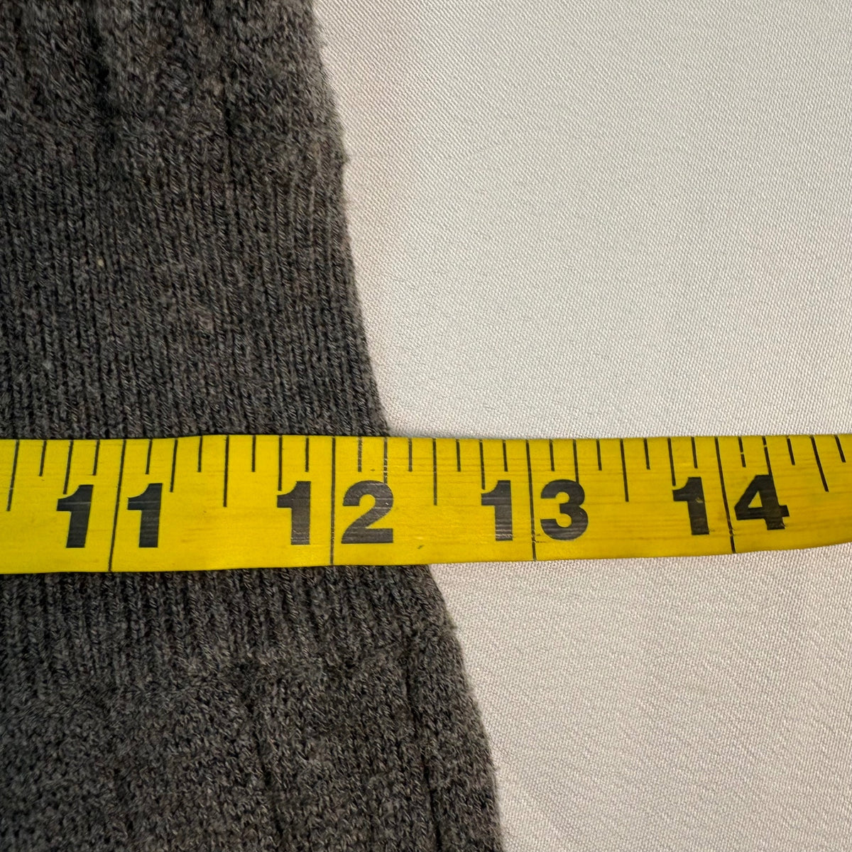 Eliza J Cable Knit Gray Long Sleeve Dress Size XS with Back Zipper Preloved