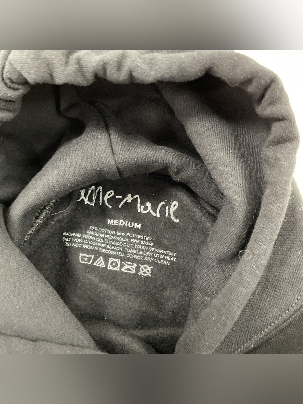 Anne-Marie Black Hoodie Standard Album Photo Unhealthy Size Medium and Large New
