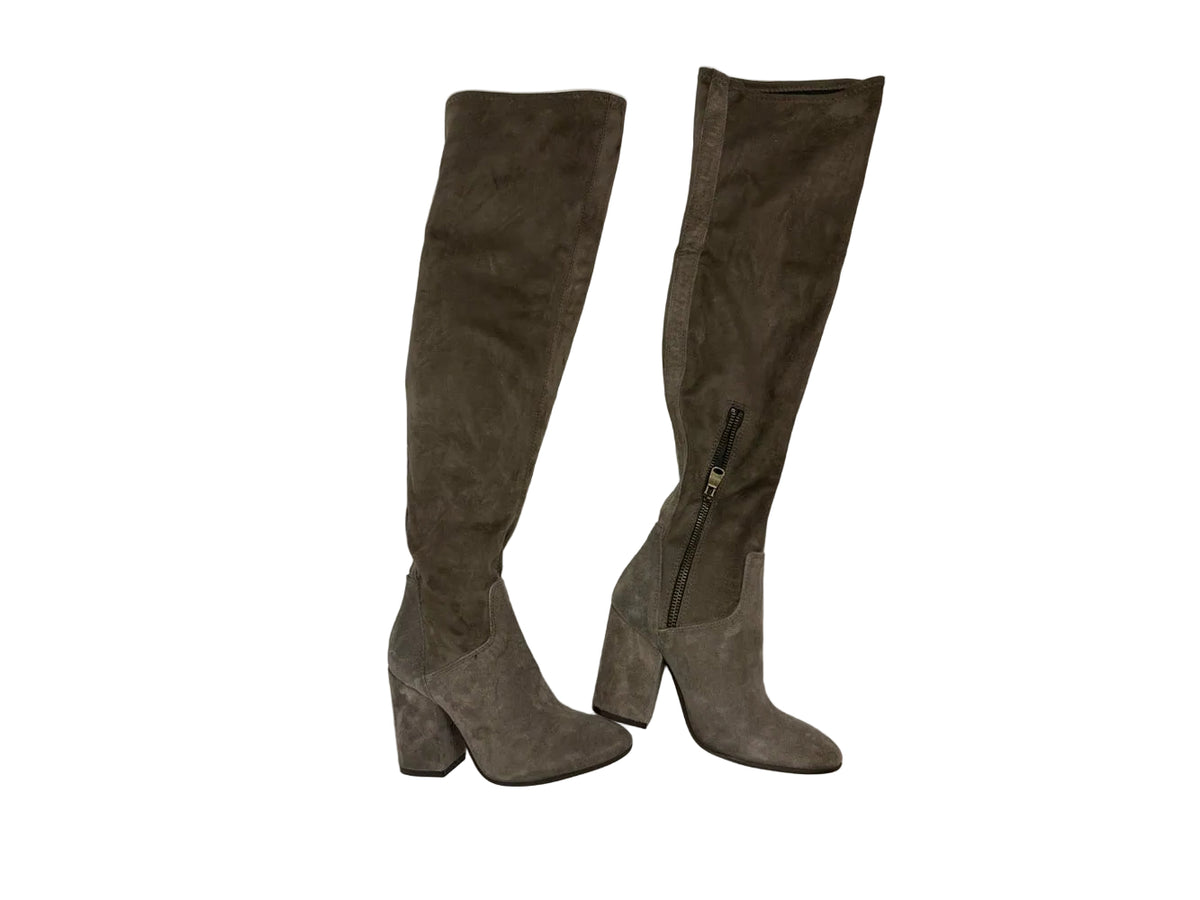 Charles David Women's Over-the-Knee Boots in Taupe Size 5 New