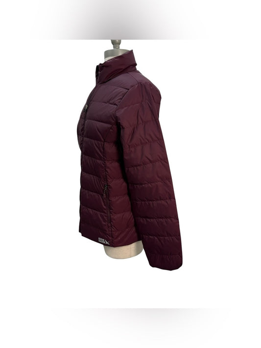 Eddie Bauer Women's Packable Jacket - Burgundy size Small NWT