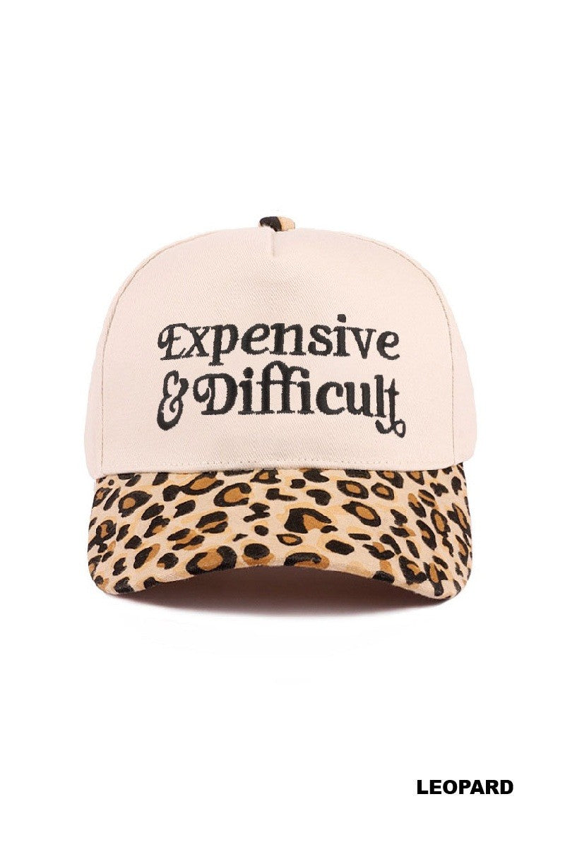 Expensive & Difficult - Two Tone Canvas Trucker Cotton Cap