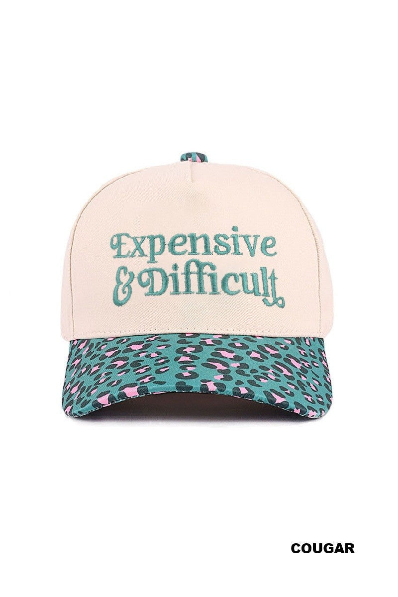 Expensive & Difficult - Two Tone Canvas Trucker Cotton Cap