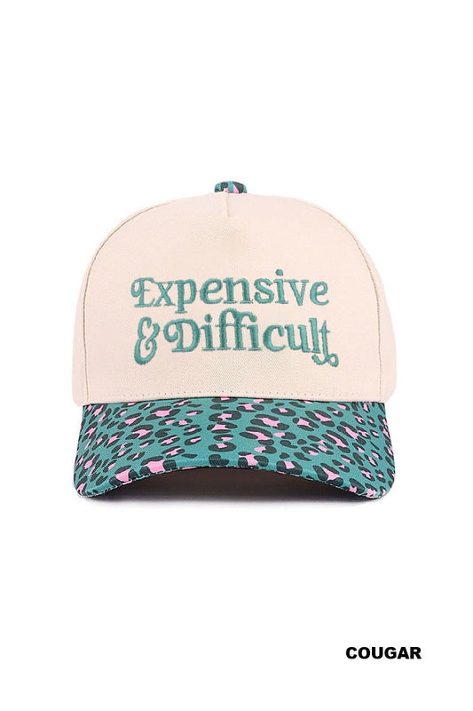 Expensive & Difficult - Two Tone Canvas Trucker Cotton Cap