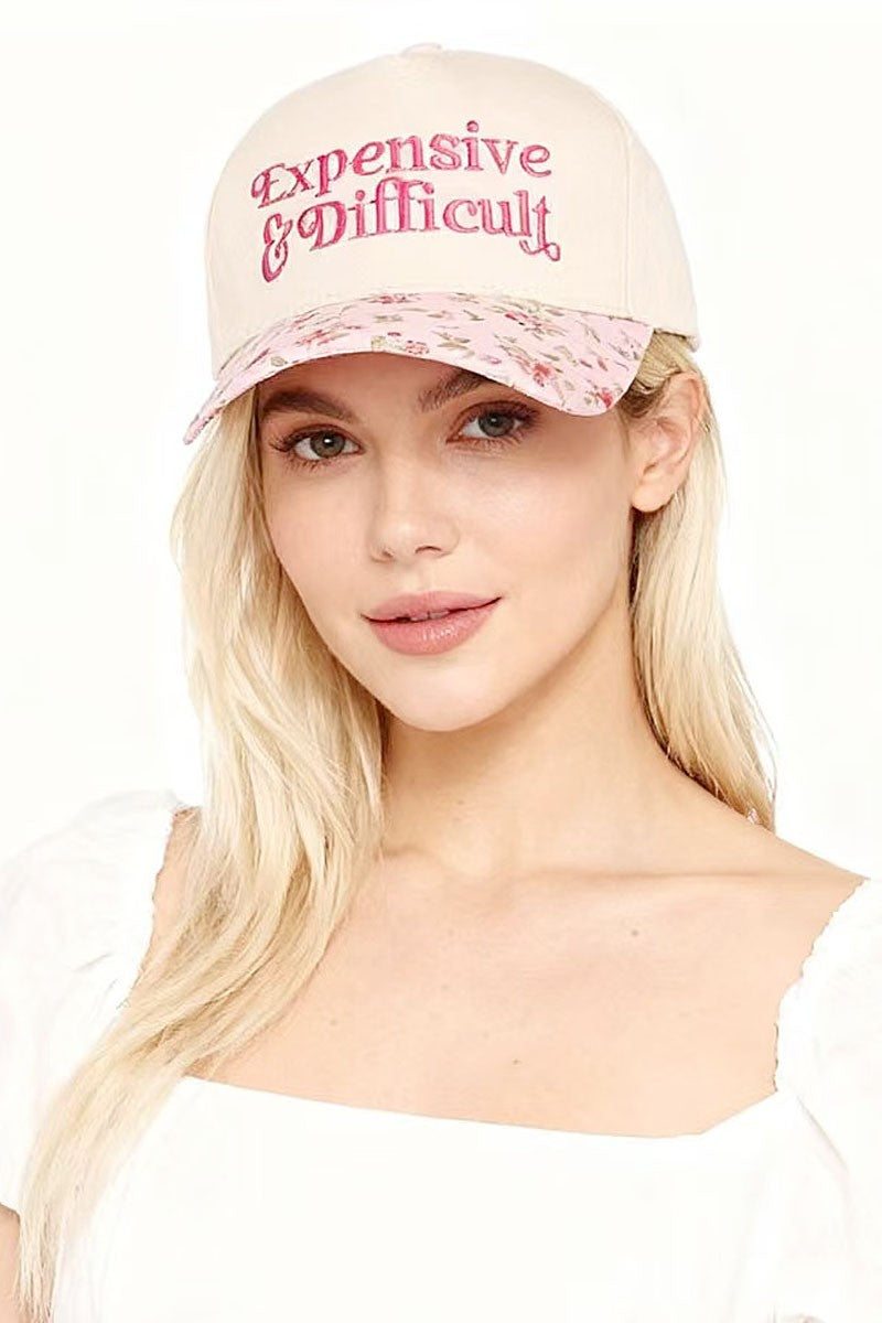 Expensive & Difficult - Two Tone Canvas Trucker Cotton Cap
