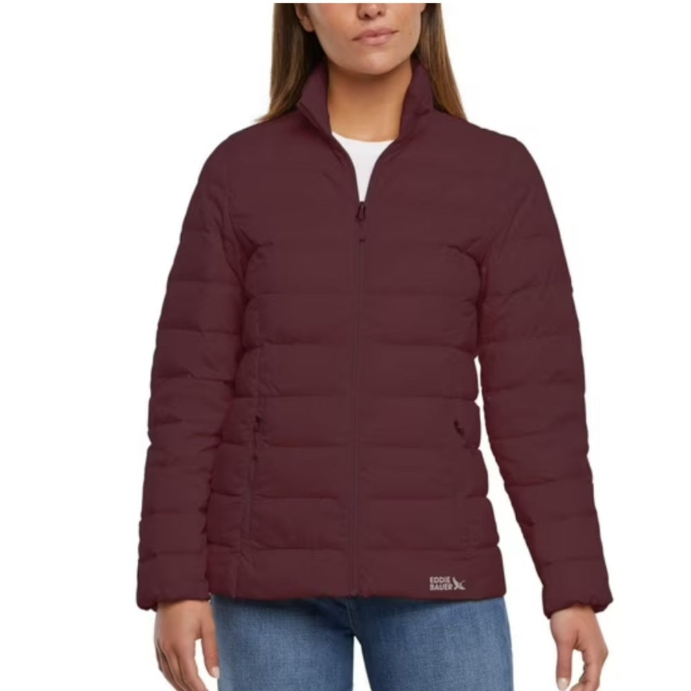 Eddie Bauer Women's Packable Jacket - Burgundy size Small NWT