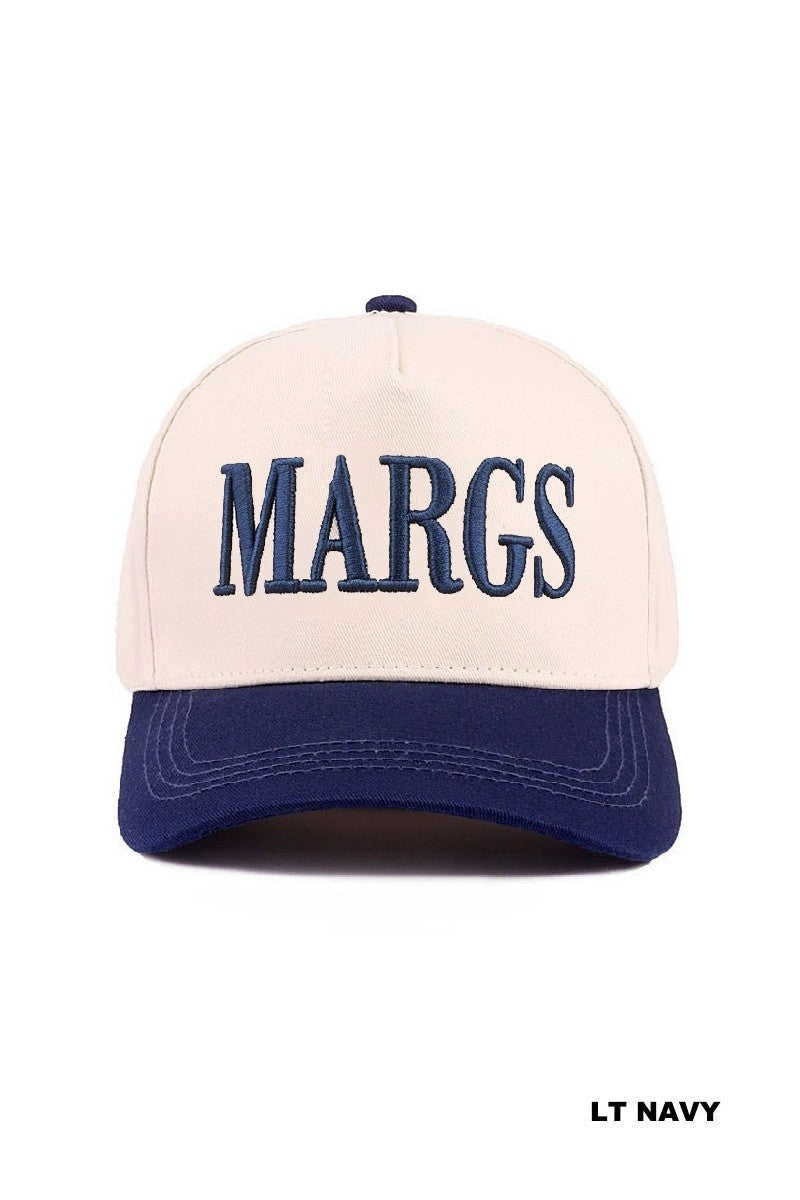 MARGS - Two -Tone Canvas Cotton Trucker Cap