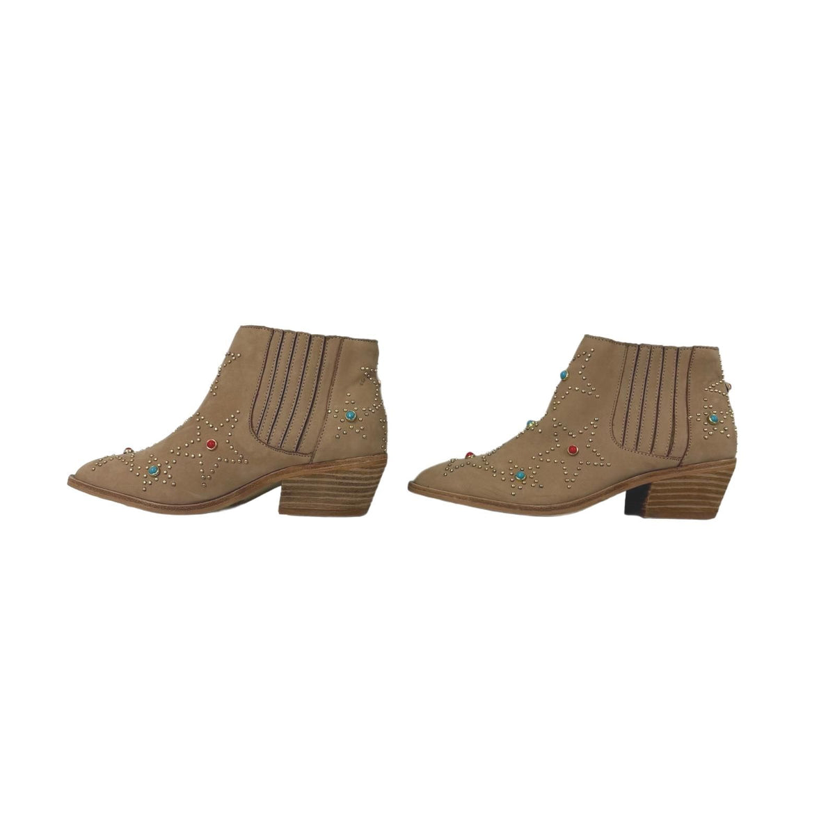 Chinese Laundry Fayme Western Boots in Natural Leather Size 5.5