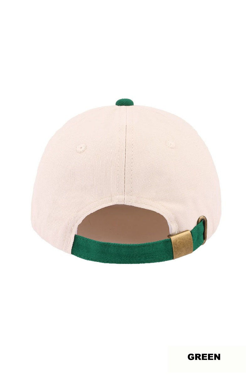 SUNDAY FUNDAY - Two Tone Canvas Cotton Trucker Cap